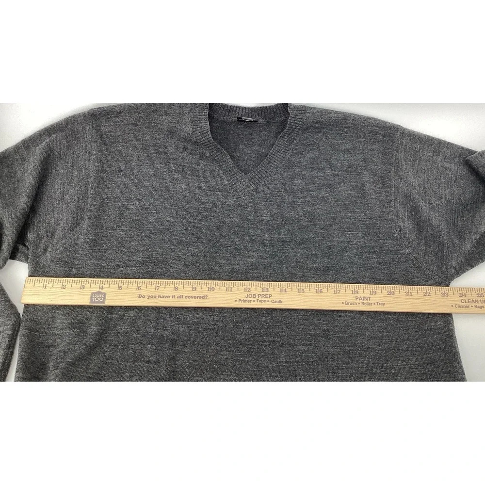 Nike Golf V-Neck 100% Merino Wool Knit Sweater Long Sleeve Men's Size Large VTG